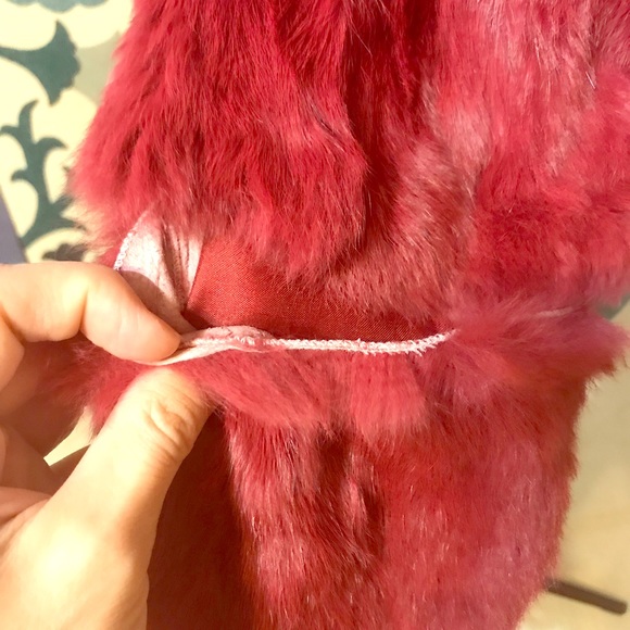 Bebe Fur and leather Moto Jacket - Picture 5 of 7